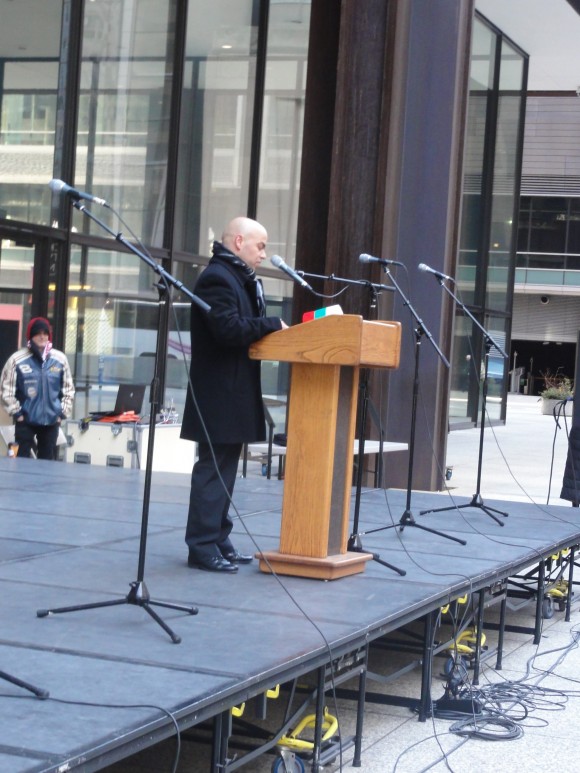 Поздравлението на Генералния консул в Чикаго Симеон Стоилов