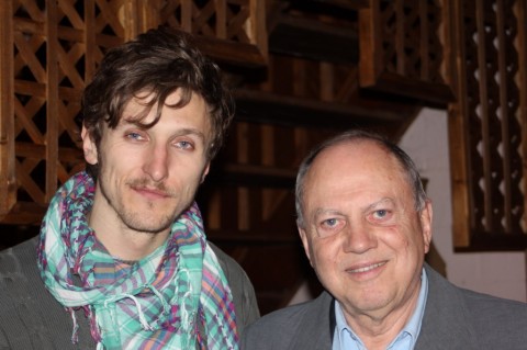 Изпълнителят на ролята на Казанова Димо Алексиев и Божидар Чеков