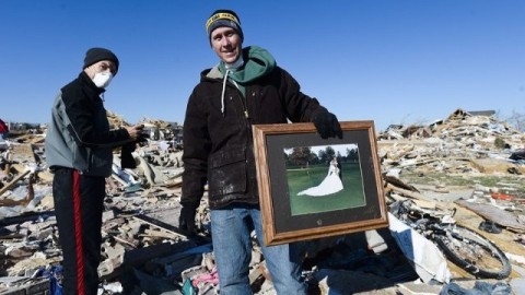 След торнадото. Снимка: БГНЕС