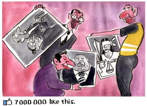 Карикатура: Фейсбук
