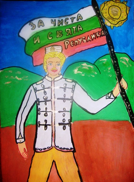 Рисунка на Цветан Николов, на 10 години