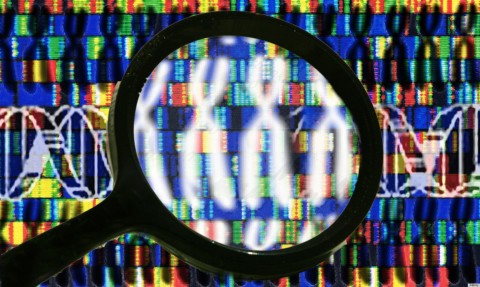 chromosomes, decoding, symbol picture, DNA-Sequence