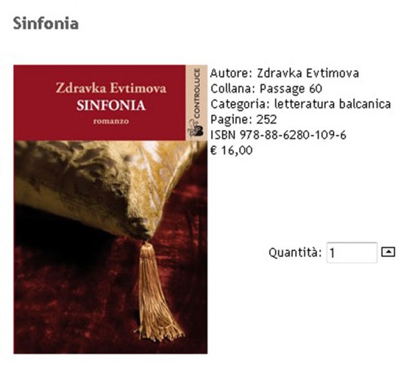 Корица на италианското издание на романа. Снимка: Вesaeditrice.it