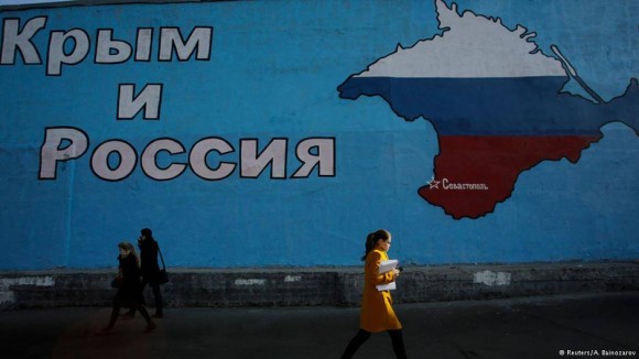На 18 март 2014 година Крим изведнъж стана руски (Снимка: Reuters.com)