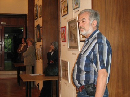 Чавдар Тепешанов на една от своите изложби