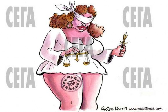 Карикатура: Христо Комарницки, в. "Сега"