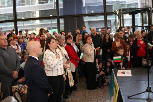 Генералният консул на честване на българския национален празник в Чикаго, 2016 г.