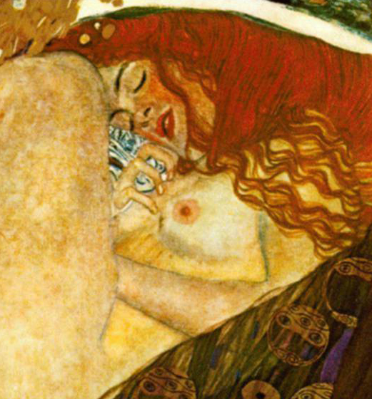 Илюстрация: Густав Климт, "Даная", фрагмент
