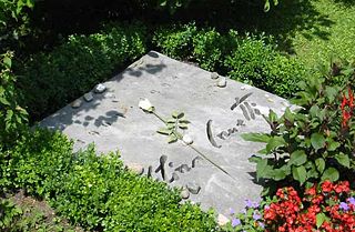 Гробът на Елиас Канети в Цюрих
