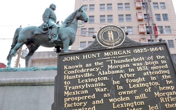 Конната статуя на Джон Хънт Морган. Снимка: „Лексингтън Хералд-Лидър“