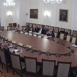 Момент от заседанието на Комисията по политиките за българите извън страната на 15 октомври, на което говори и Петър Стаматов. Снимка: Скрийншот от видео в сайта на НС